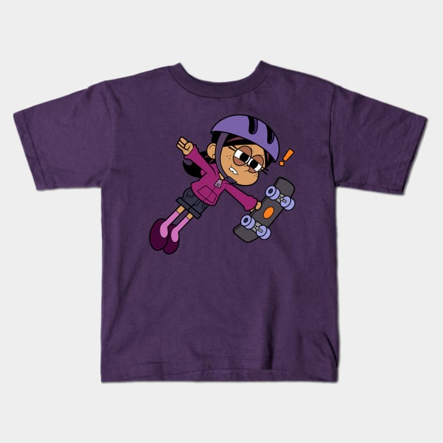 Ronnie Anne Christ Air Kids T-Shirt by Vamos Ramos